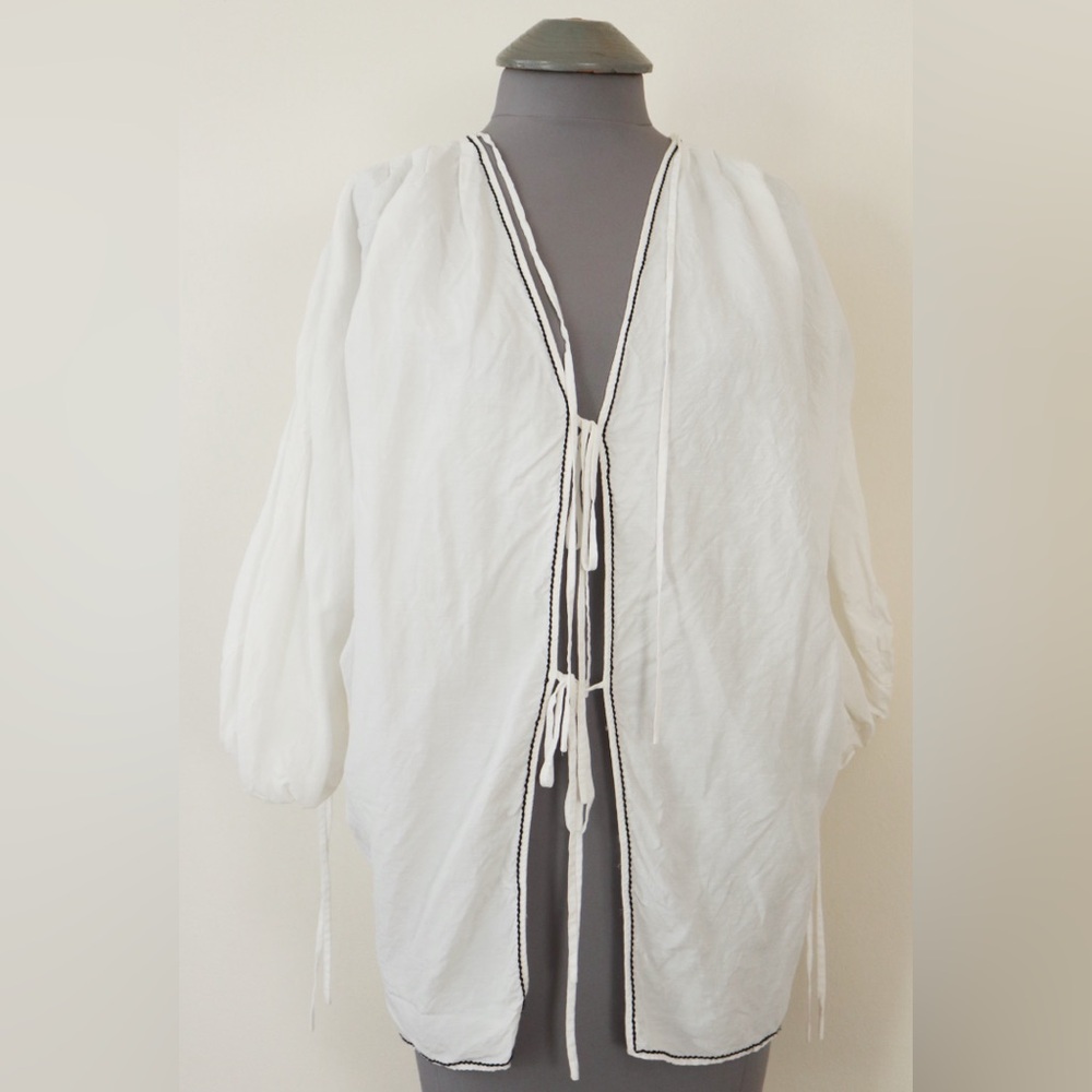 Rejina Pyo Tie Front Blouse